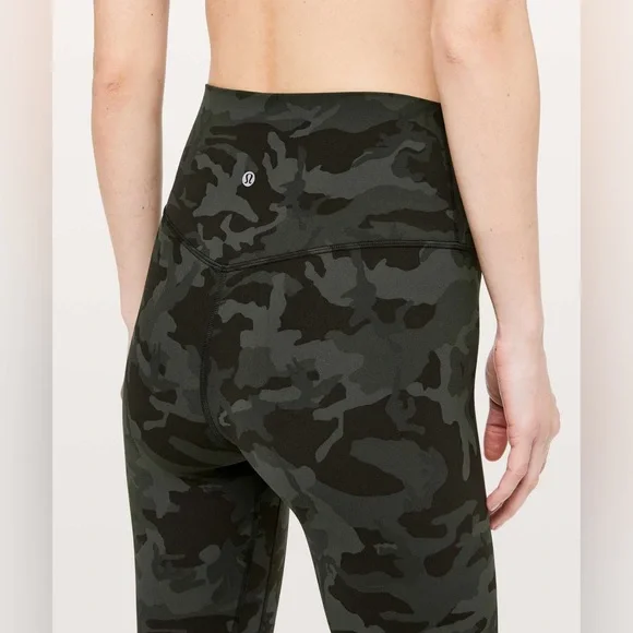 Lululemon High Rise Camo Align Pant 28" Yoga Activewear Leggings Workout Gym - Picture 1 of 13